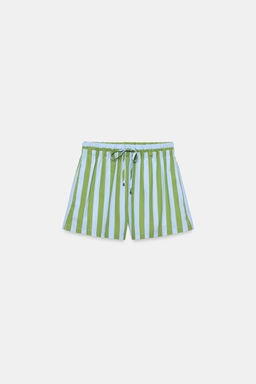 SHORTS RAYAS / Verde / Azul - Zara фото 7
