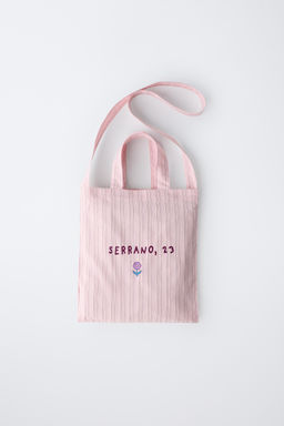 STRIPED TOTE BAG