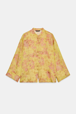 CAMISA KIMONO ESTAMPADA ALAMARES / Multicolor - Zara фото 7