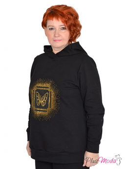 Толстовка Модель №1177 размеры 44-84 - Plusmoda фото 2