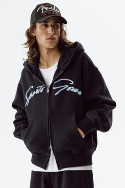 Chaqueta sudadera con capucha Oversized Fit - H&m фото 3