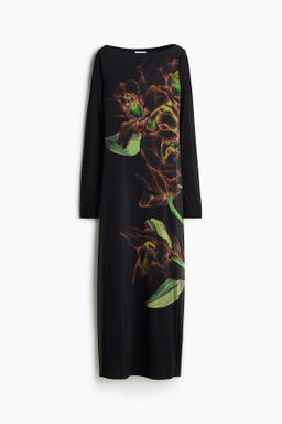 Vestido con motivo estampado