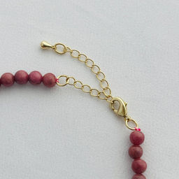 Бусы из Родонита 43 см +