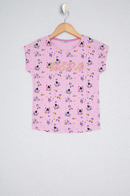 K_z _ocuk Toz Pembe Pijama Tak_m_