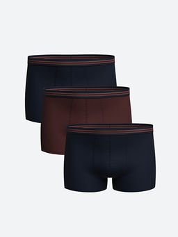 Standart Kal?p Pamuklu Esnek Erkek Boxer 3l?