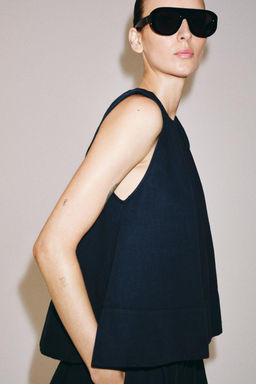 TOP CON LINO ZW COLLECTION / Marino