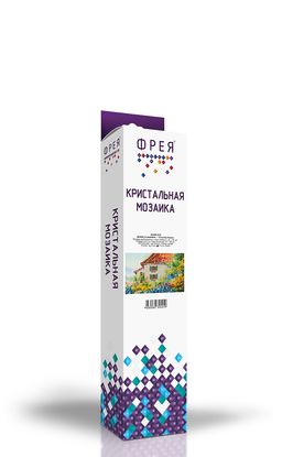 Кристальная (алмазная) мозаика ФРЕЯ ALVR-313 Домик в деревне 45 х 30 см
