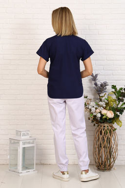 Куртка женская 189 ТС. Цвет: темно-синий - Стильб фото 3