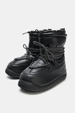 LAMINATED QUILTED ANKLE BOOTS - SKI COLLECTION - Zara фото 10