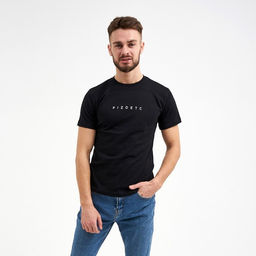 Футболка мужская KAFTAN Pizdec, размер 50, чёрная