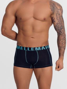 Цена за 2 штуки! Трусы боксеры мужские черные черный1 411225