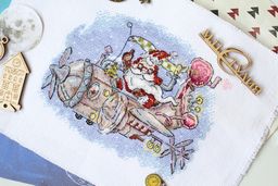 Набор для вышивания М.П.Студия М-723 Весёлый полёт 16 х 20 см  фото 6