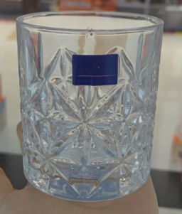 Стакан 6 штук низкий резной / CTY-26 /уп 12/