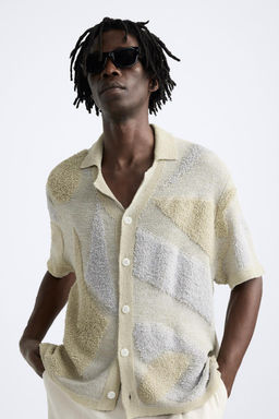 TERRY JACQUARD SHIRT - Zara фото 2
