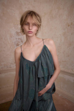 COMBINED BEADED TOP - Zara фото 2
