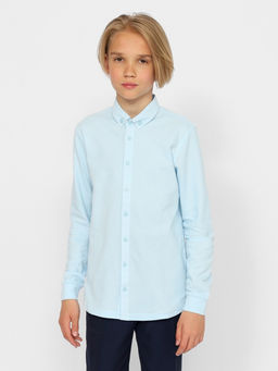 CRB wear/CWJB 63618-43 Рубашка для мальчика,голубой/Ex.Cherubino