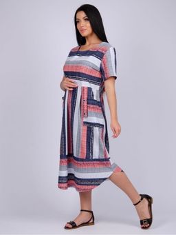 Платье "Александра 1" красное, трикотаж