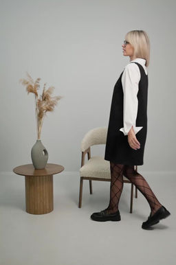 Женское офисное платье - сарафан Happyfox