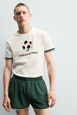 CAMISETA CONTRASTE ITALIA 90 FIFA WORLD CUP FIFA CLASSICS / Blanco - Zara фото 5