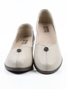 06-YDN15-21 BEIGE Туфли женские (натуральная кожа)