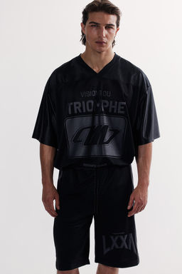 Pantalon de deporte a la rodilla en malla DryMove - H&m фото 4