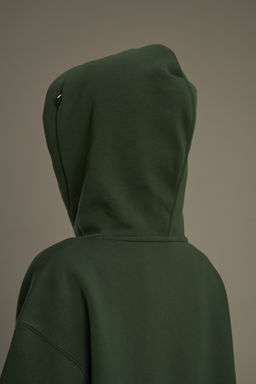 Худи утепленное Зеленый