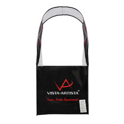 VISTA-ARTISTA Сумка-шоппер сувенирная VASHOP-01 37*40*10 см 100% полиэстер Кошка с жемчужной сережкой  фото 3