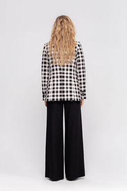 Жакет Pirs 4712 черно-розовая клетка  фото 5
