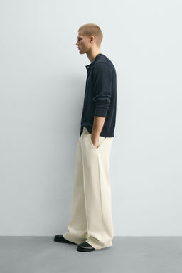 PANTAL?N JOGGER T?CNICO COSTURA / Crudo - Zara фото 4