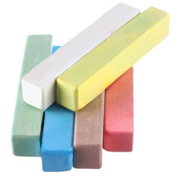 Цена за 9 шт. Мелки цветные школьные 6 шт. Смешарики, прямоугольные фото 2