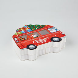 Коробка новогодняя подарочная «С Новым годом», 21×18×5 см