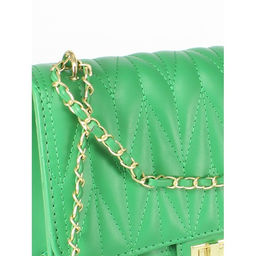 Сумка женская искусственная кожа Ch&K-1088, 1отд, плечевой ремень, зеленый SALE 255062 - Adelia фото 4