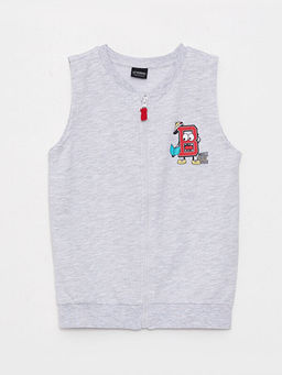 Bisiklet Yaka Bask?l? Erkek ?ocuk Pijama ?st