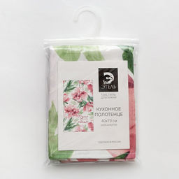 Полотенце Этель Пион, 40?73 см, 100% хлопок, саржа 190 г/м?