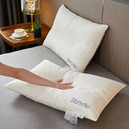(цена за 2 шт. в упаковке) Подушка Star Hotel 48х74 см  POSHV1 - Mency фото 2