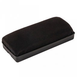 Губка-стиратель магнитная для маркерных досок 15х6,5х3,7см, пластик/фетр/магнит, цвета в ассортименте: черный; красный; зеленый, в п/эт пакете (Китай)