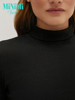 1731MI Водолазка женская (горловина подворот) Minimi  фото 2