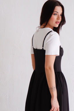 12317 Сарафан-бюстье чёрный - Martichelli фото 4