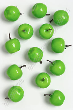 Муляж декоративный яблоко зеленое, SF-1238 (100 шт)