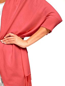 Кардиган, коралловый - Linea tesini фото 4