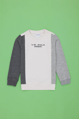 U. S. Polo Assn / Детский свитшот с круглым вырезом Stone