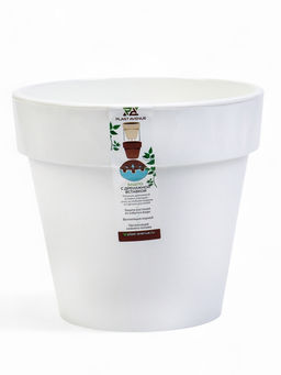 Кашпо со вставкой Порто, 3.5 л, d=20 см, h=19 см, пластик, белое - Simaland фото 8