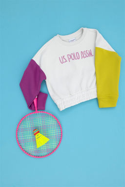 Толстовка с камнями для девочек - U.s. polo assn фото 5