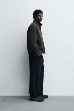 STRAIGHT-LEG CORDUROY TROUSERS - Zara фото 4