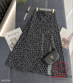 Юбка женская в цветочный принт - Fiona фото 5