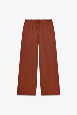 RUSTIC STRAIGHT-LEG TROUSERS - Zara фото 11