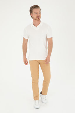 U. S. Polo Assn / Мужская футболка цвета экрю - U.s. polo assn фото 11