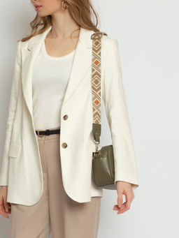 Женская кожаная сумка Richet 3154LNT 630 Зеленый