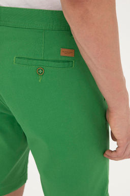 Мужские зеленые тканые шорты - U.s. polo assn фото 14