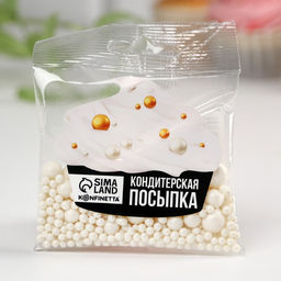 Посыпка кондитерская мягкая: белая, 25 г. - Simaland фото 2